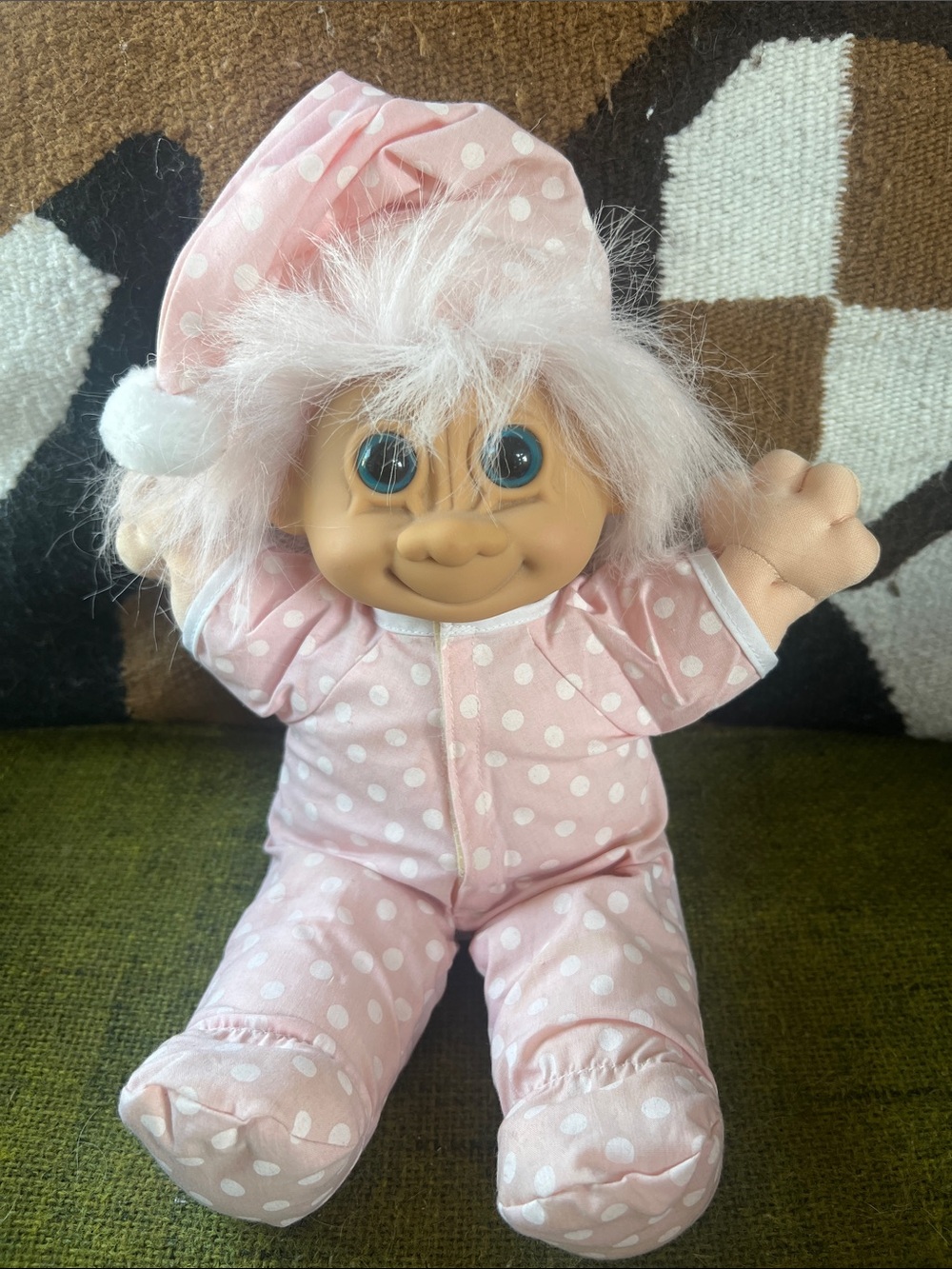 Vintage 12"Russ Sleepy Time Troll Doll